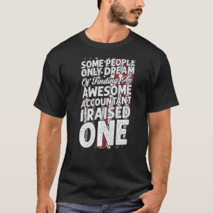 Camiseta Contable Papá Contabilidad Bandera de Estados Unid