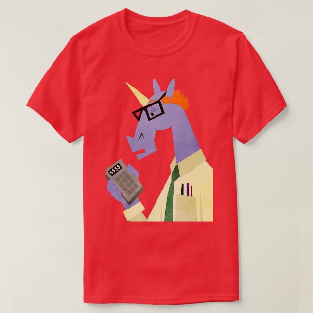 Camiseta Contable Unicornio (Diseño del anverso)