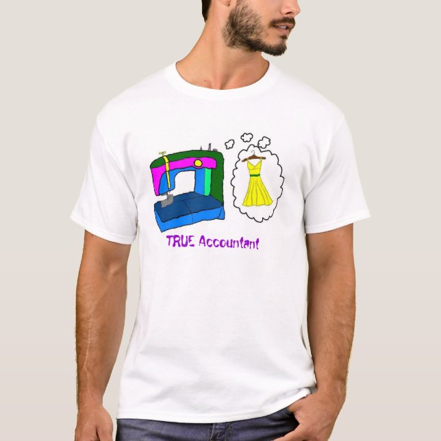 Camiseta Contable VERDADERO (Anverso)