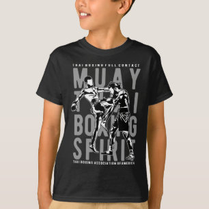 Camiseta Contacto Completo Ociación De Boxeo Tailandés De A