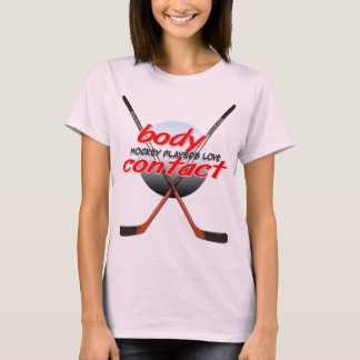 Camiseta Contacto del cuerpo del amor de los jugadores de