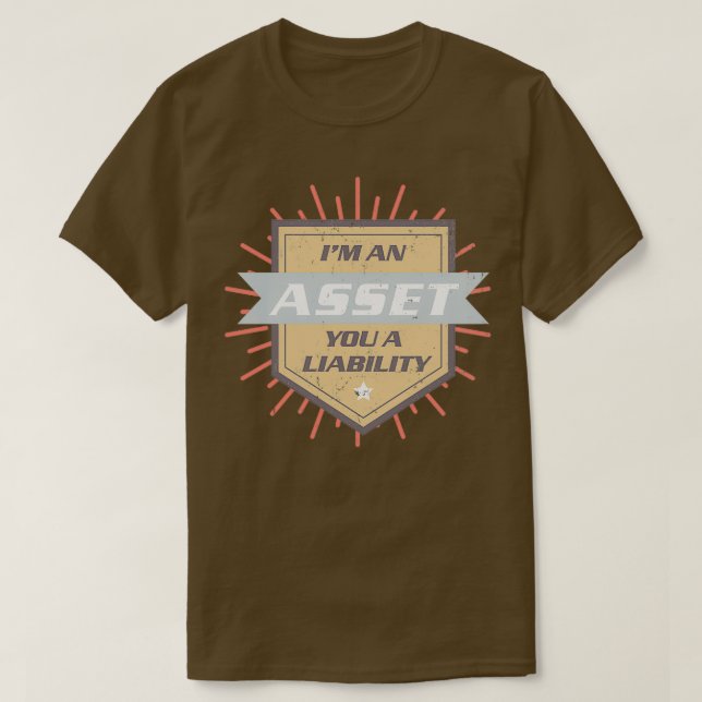 Camiseta Contador cómico testigo de regalo (Diseño del anverso)