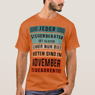 Camiseta Contador de cumpleaños de noviembre