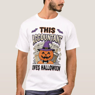 Camiseta Contador de Halloween Divertido y Espeluznante Tem
