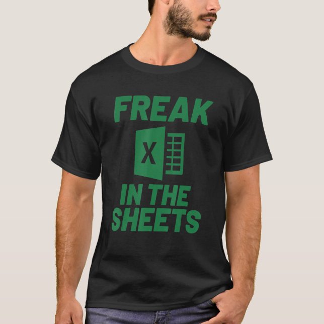 Camiseta Contador de hojas de cálculo de Excel (Anverso)