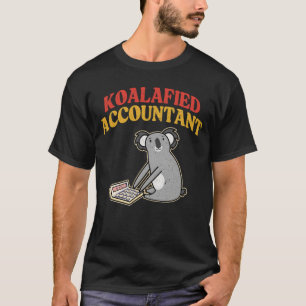 Camiseta Contador de Koalafied Retro Funny Contable T-Shir