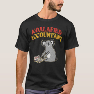 Camiseta Contador de Koalafied Retro Funny Contable T-Shir