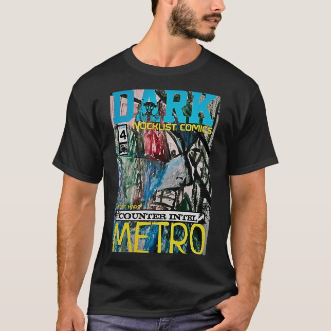 CAMISETA CONTADOR DE METRO OSCURO INTEL (Anverso)