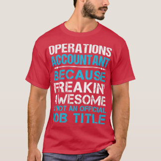 Camiseta Contador de operaciones congelando asombroso traba