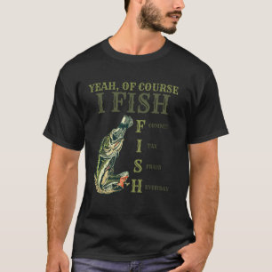 Camiseta Contador de peces tenedor de libros de balance ins