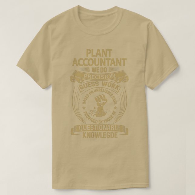 Camiseta Contador de planta, hacemos artículo de regalo de  (Diseño del anverso)