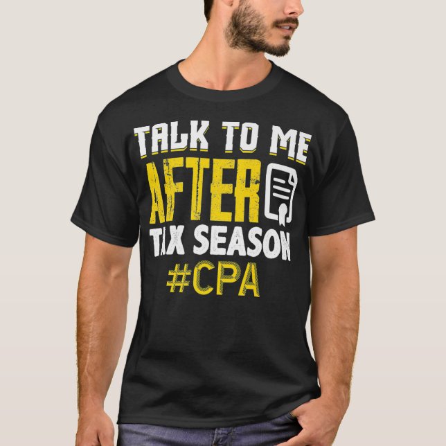 Camiseta Contador de temporada de impuestos ocupado CPA Boo (Anverso)