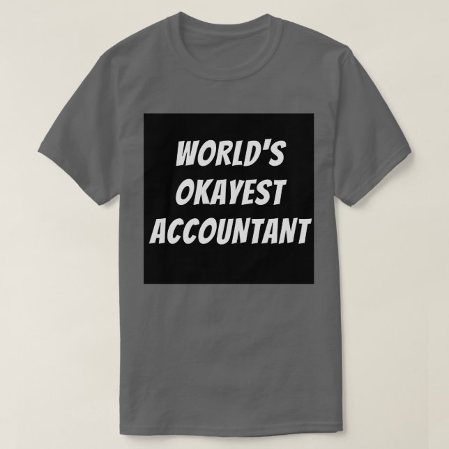 Camiseta Contador de Worlds okayest 3 (Diseño del anverso)