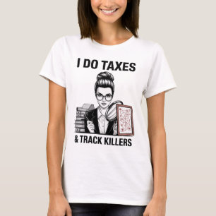Camiseta Contador Divertido CPA Adicto al Crimen Real