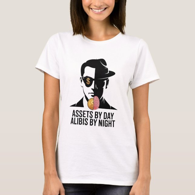 Camiseta Contador Divertido CPA Auditor de Crímenes Reales (Anverso)