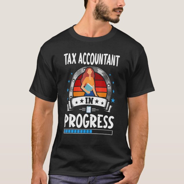 Camiseta Contador Fiscal En Curso Estudiante De Formación (Anverso)