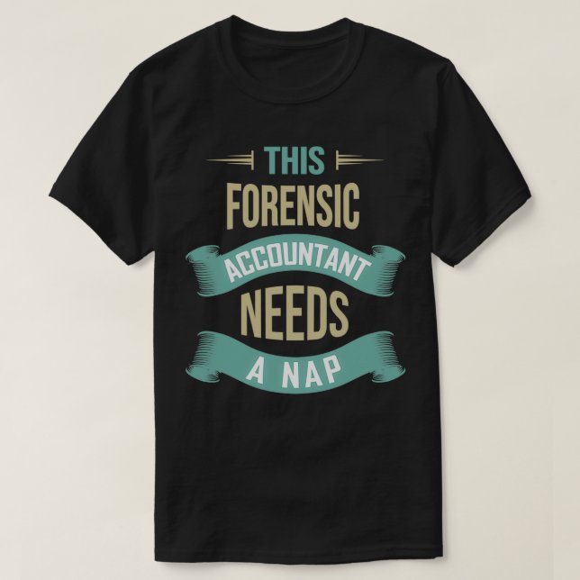 Camiseta Contador forense necesita una nueva y divertida fo (Diseño del anverso)