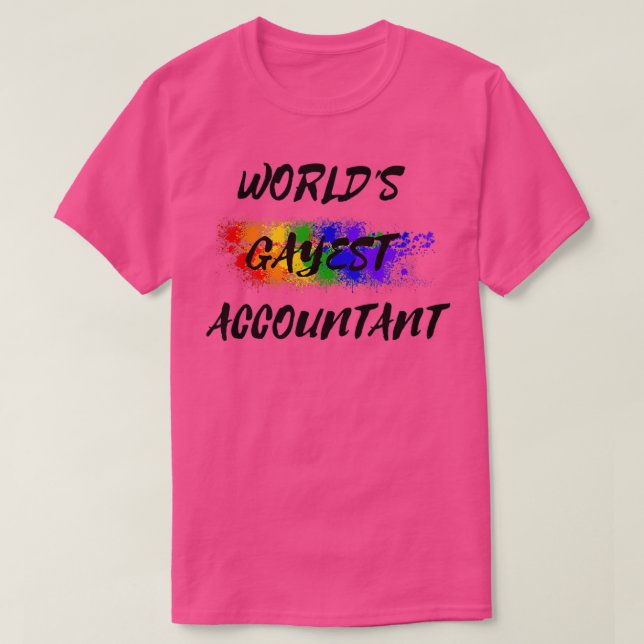 Camiseta Contador Gayest de Worldx27 (Diseño del anverso)