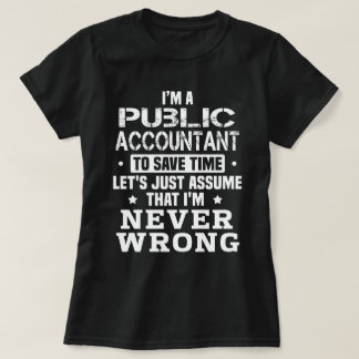 Camiseta Contador público