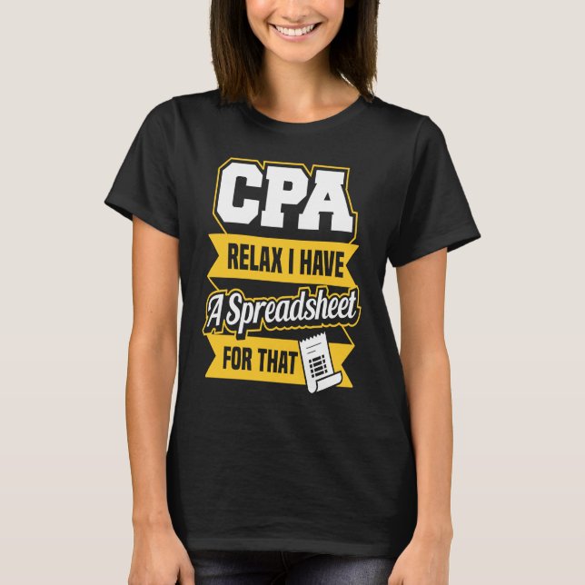 Camiseta Contador público certificado (Anverso)