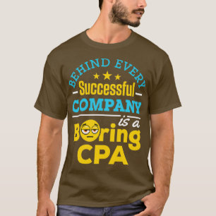 Camiseta Contador Público Certificado Detrás De Todo Éxito