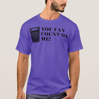 Camiseta Contador Puedes contar conmigo