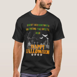 Camiseta Contadores fantasma equilibran boo de hojas