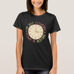 Camiseta Contando Abajo La Cama De Petróleo Tiempo Ocupado