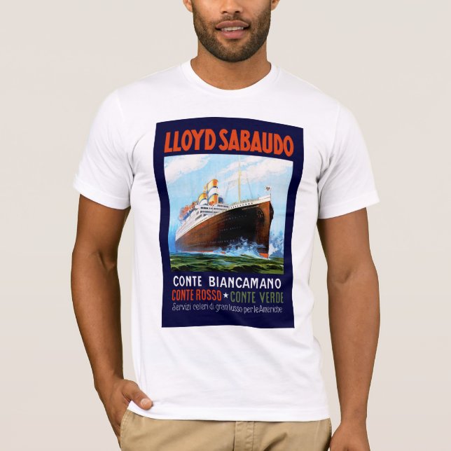 Camiseta ~ Conte Biancamano de Lloyd Sabaudo (Anverso)