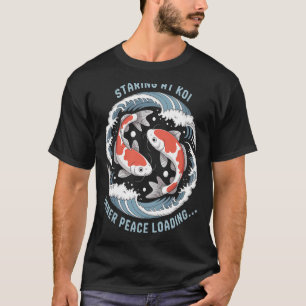 Camiseta Contemplación de koi: desbloqueo del modo Zen