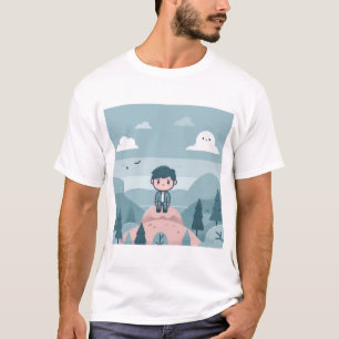 Camiseta Contemplación en una colina