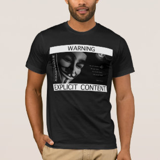 Camiseta Contenido explícito ANÓNIMO