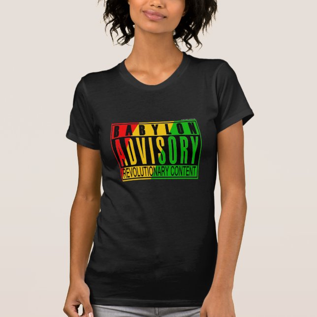Camiseta Contenido revolucionario consultivo de Babilonia (Anverso)
