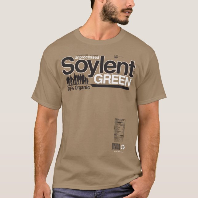 Camiseta Contents Unprocessed Soylent Green on Green (Anverso)