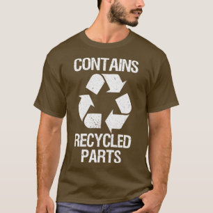 Camiseta Contiene partes recicladas Donación de órganos