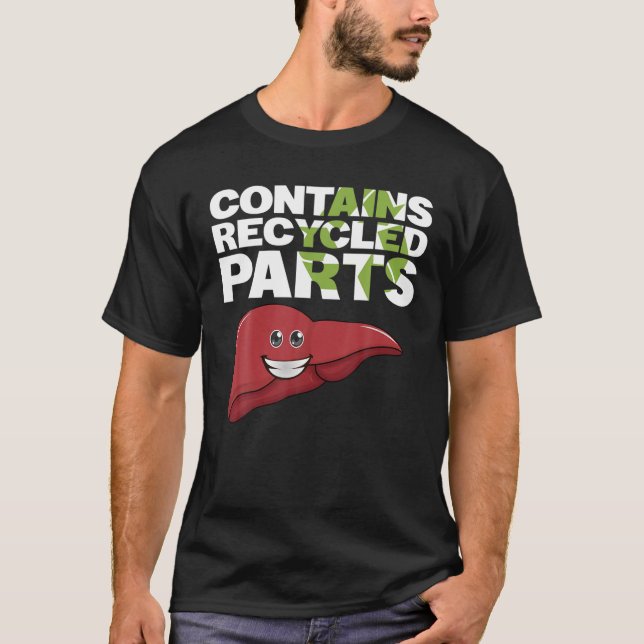Camiseta Contiene Partes Recicladas Sobrevivientes De Trans (Anverso)