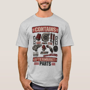Camiseta Contiene piezas de repuesto modificadas
