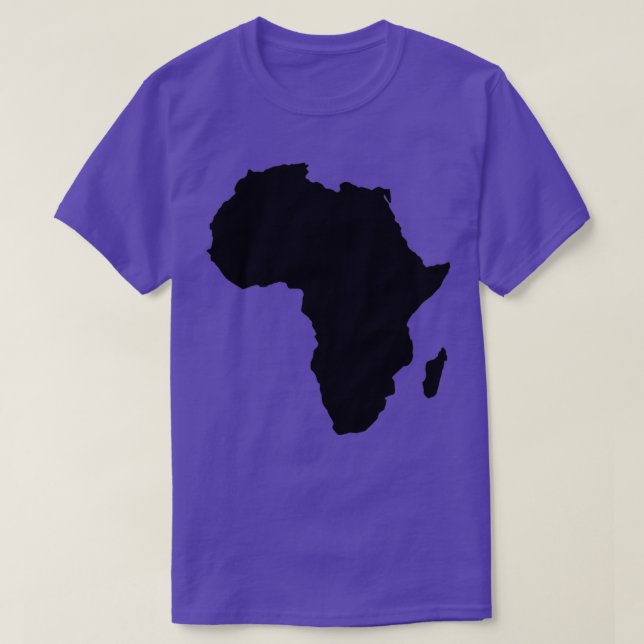 Camiseta Continente africano (Diseño del anverso)