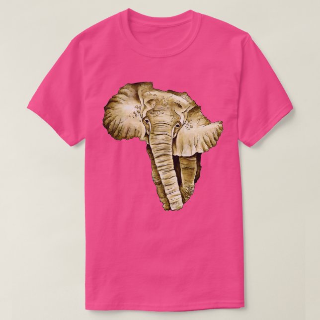 Camiseta Continente africano (Diseño del anverso)