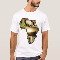 Continente africano de vida silvestre Hyena, Rhino