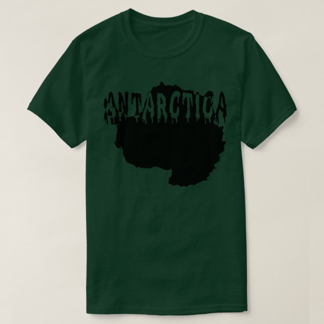 Camiseta continente antártico (Diseño del anverso)