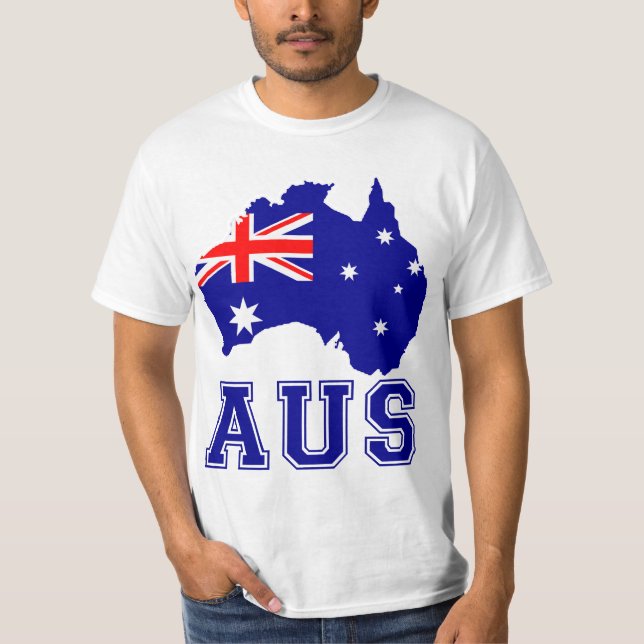 Camiseta Continente de Australia (Anverso)