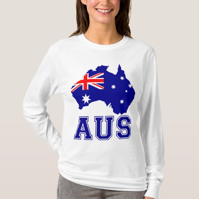 Camiseta Continente de Australia (Anverso)