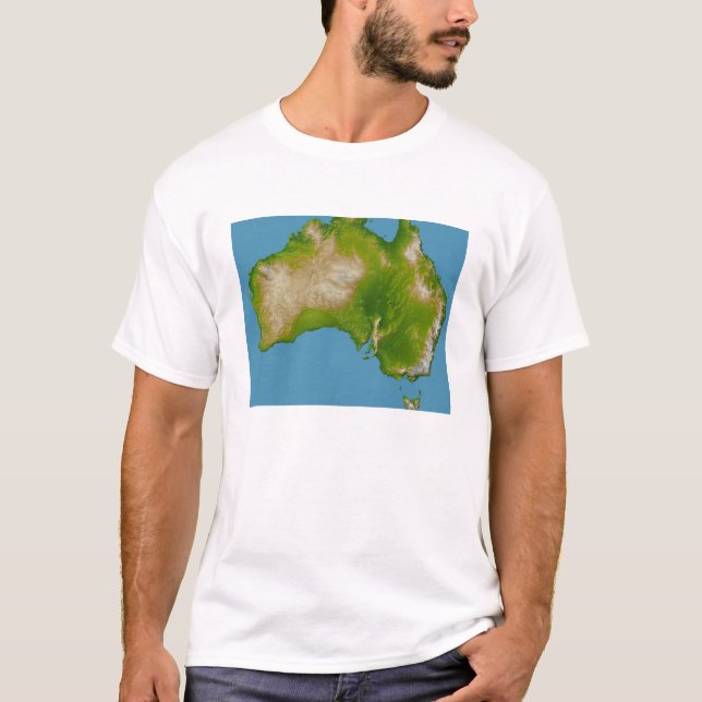 Camiseta Continente de Australia (Anverso)