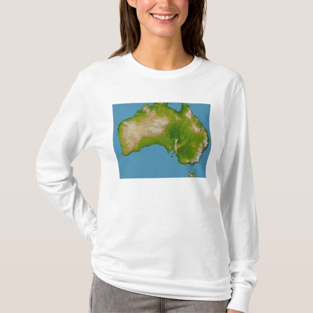 Camiseta Continente de Australia (Anverso)