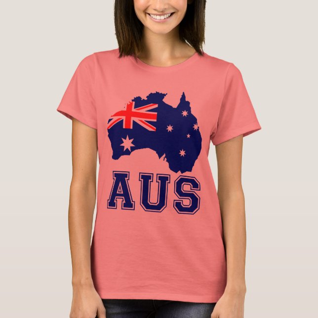 Camiseta Continente de Australia (Anverso)
