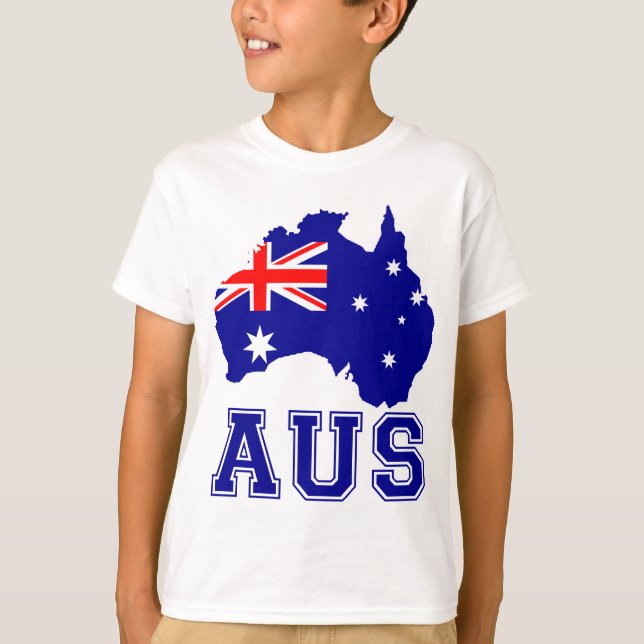 Camiseta Continente de Australia (Anverso)