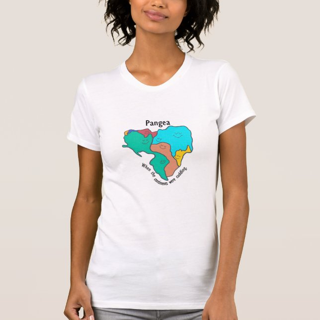 Camiseta Continentes Pangea Cudling Multicolor (Anverso)