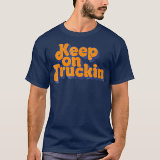 Camiseta Continúe en Camión Retro Claic Vintage