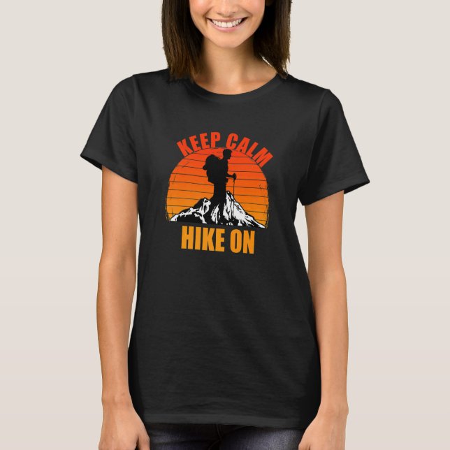 Camiseta Continúe la caminata de calma (Anverso)
